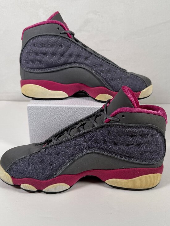 Nike Other - Nike Air Jordan 13 GS Retro Youth Sneakers Size 7Y Grey Maroon 439358-029 EUC